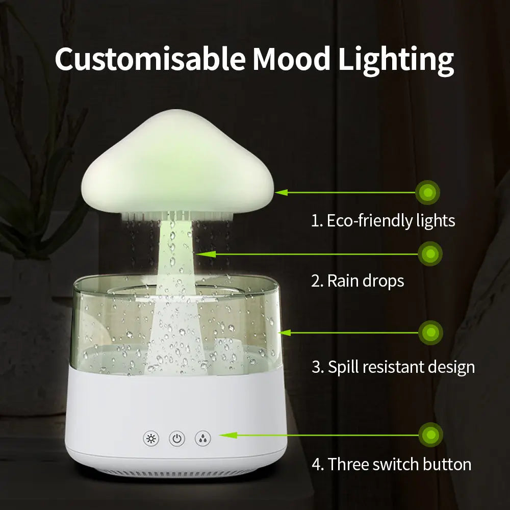 Nema-Exp Rain Mushroom Humidifier: Bring Nature Indoors for Kids