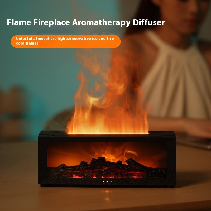 New Flame Aromatherapy Machine Colorful Essential Oil Diffuser Nema-Exp