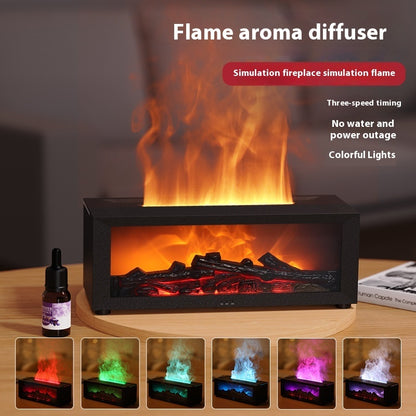 New Flame Aromatherapy Machine Colorful Essential Oil Diffuser Nema-Exp