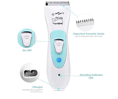 NemaTreasure Baby Hair Clipper - Precise and Safe Haircut