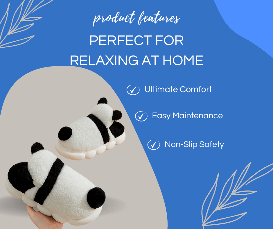 Cozy Panda-Themed Slippers - Perfect for Relaxing at Home Nema-Exp