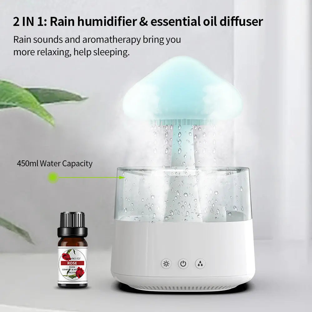 Rain Mushroom Humidifier: Bring Nature Indoors for Kids