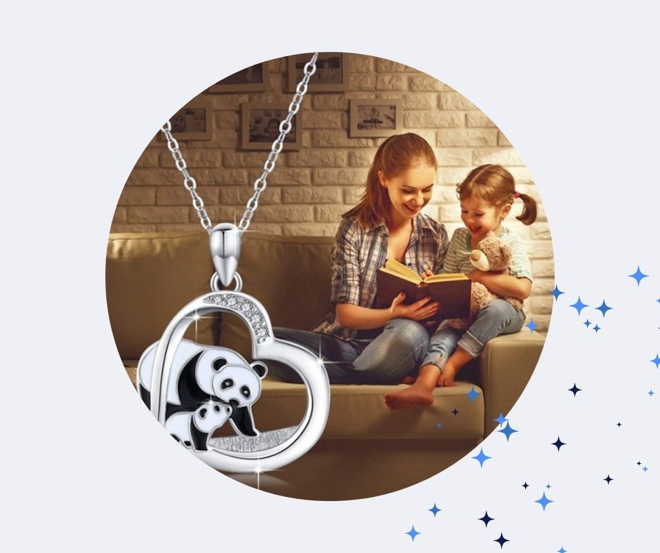 Panda Harmony Necklace to your daughter is a beautiful way to symbolize the love